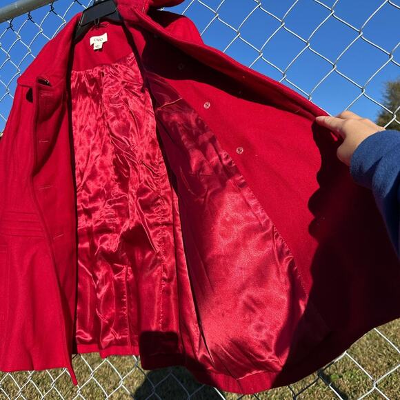 Glamour Red Peacoat/Jacket - Picture 7 of 9